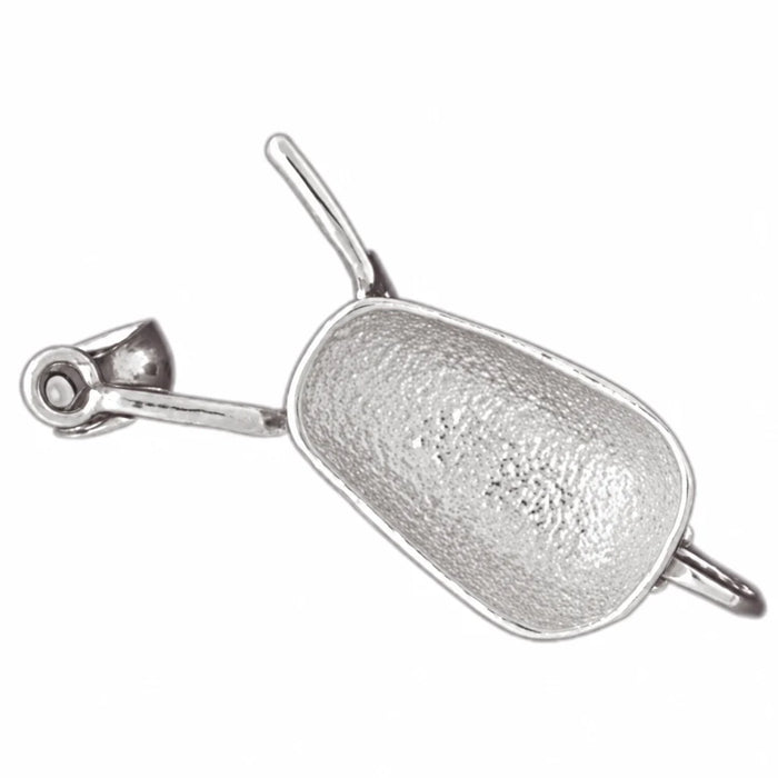 3D Garden Cart Charm Pendant 14k Gold (4.1 Grams) White Gold 14k