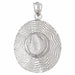 3D Gardening Hat Charm Pendant 14k Gold (6 Grams) White Gold 14k