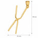 3D Hairdresser's Scissors Moveable Charm Pendant 14k Gold Yellow Gold 14k