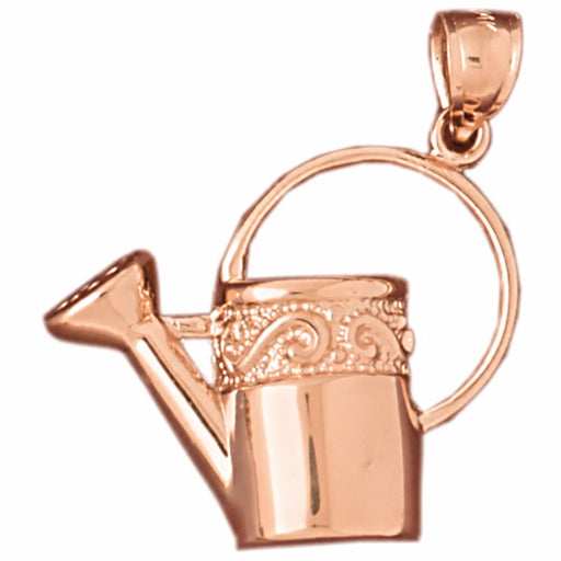 Water Jug Charm Pendant 14k Gold (3.3 Grams) Rose Gold 14k