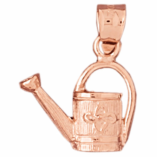 Water Jug Charm Pendant 14k Gold (1.6 Grams) Rose Gold 14k