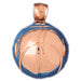 14K Rose Gold variant – 3D Basketball Ball Charm Pendant 14k Gold (8.4 Grams) – front view
