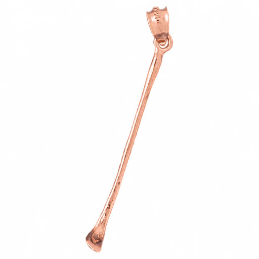 14K Rose Gold variant – 3D Golf Club Charm Pendant 14k Gold (1.4 Grams) – front view