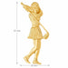 14K Yellow Gold variant – Golfer Charm Pendant 14k Gold (7.8 Grams) – dimensions and size guide