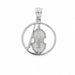 Violin Musical Charm Pendant 14k Gold White Gold 14k