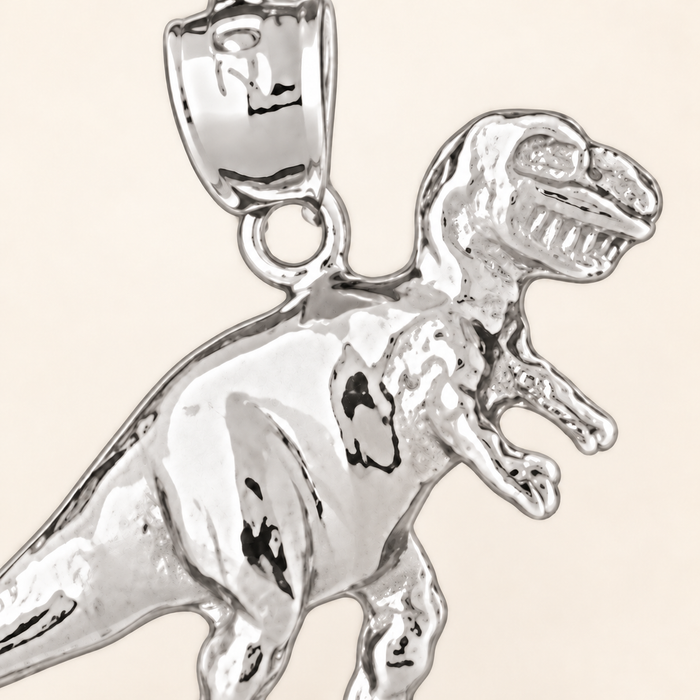 Dinosaur Charm Pendant 14k Gold