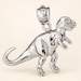 Dinosaur Charm Pendant 14k Gold White Gold 14k