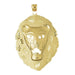 Lion Head Charm Pendant 14k Gold (12.8 Grams)