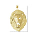 Lion Head Charm Pendant 14k Gold (12.8 Grams) Yellow Gold 14k