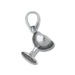 Wine Glass Charm Pendant 14k Gold (1.7 Grams) White Gold 14k