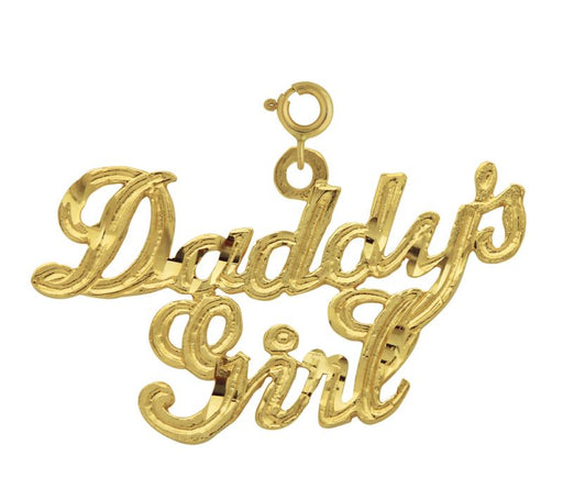 Daddy's Girl Charm Pendant 14k Gold