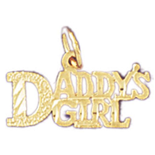 Daddy's Girl Charm Pendant 14k Gold