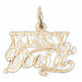 Easy Does It Charm Pendant 14k Gold