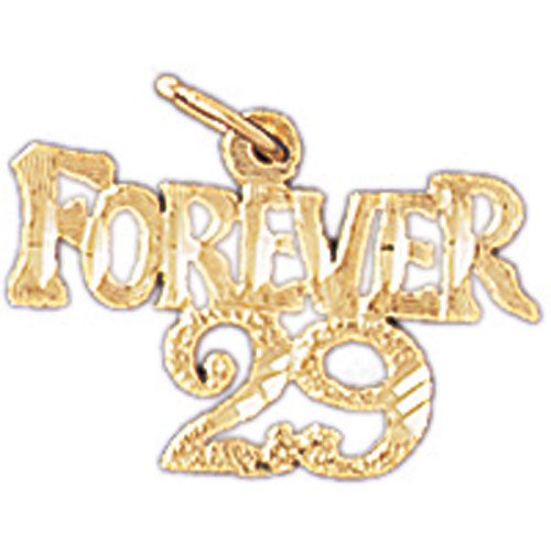 Forever 29 Charm Pendant 14k Gold