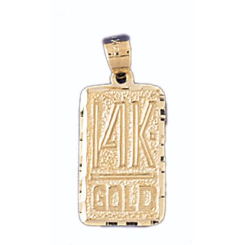 Fourteen K Gold Charm Pendant 14k Gold