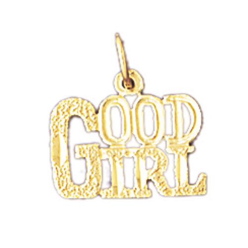 Good Girl Charm Pendant 14k Gold