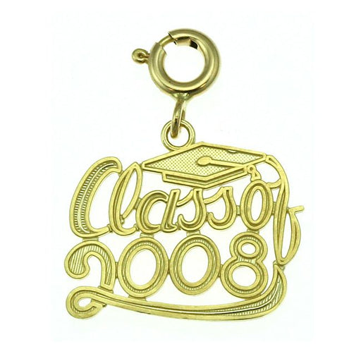 Class of 2008 Charm Pendant 14k Gold