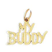 My Buddy Charm Pendant 14k Gold