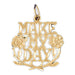 Make My Day Charm Pendant 14k Gold