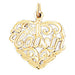 Number One Cousin Charm Pendant 14k Gold