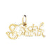 Special Mother Charm Pendant 14k Gold