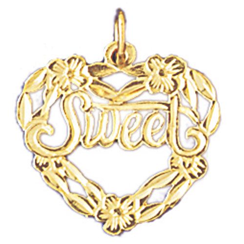 Sweet Charm Pendant 14k Gold