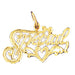 Special Heart Charm Pendant 14k Gold
