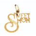 Sweet Mom Charm Pendant 14k Gold