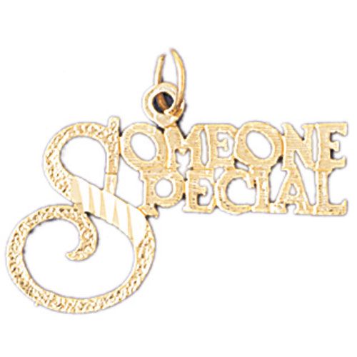 Someone Special Charm Pendant 14k Gold