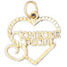 Someone Special Charm Pendant 14k Gold