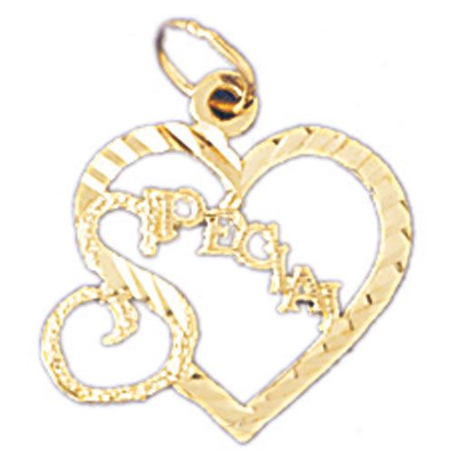 Special Charm Pendant 14k Gold