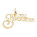 Special Daughter Charm Pendant 14k Gold