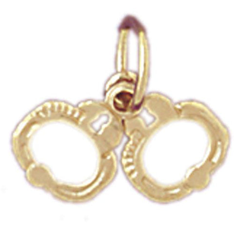 Gold Military Charms Pendants