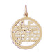 Musical Note Charm Pendant 14k Gold