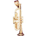3D Trumpet Charm Pendant 14k Gold