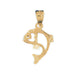 Fish Charm Pendant 14k Gold