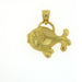 Goldfish Charm Pendant 14k Gold