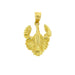 Lobster Charm Pendant 14k Gold