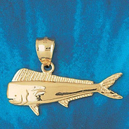 Gold Ocean Sea Charms Pendants