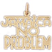 Jamaica No Problem Charm Pendant 14k Gold