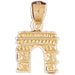 Arch Italy Charm Pendant 14k Gold
