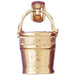 3D Bucket Charm Pendant 14k Gold