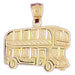 Caravan Rv Charm Pendant 14k Gold