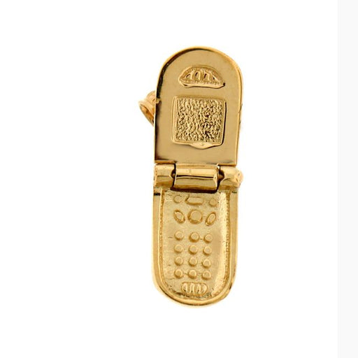 Cell Phone Charm Pendant 14k Gold