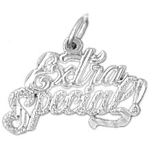 Extra Special Charm Pendant 14k White Gold