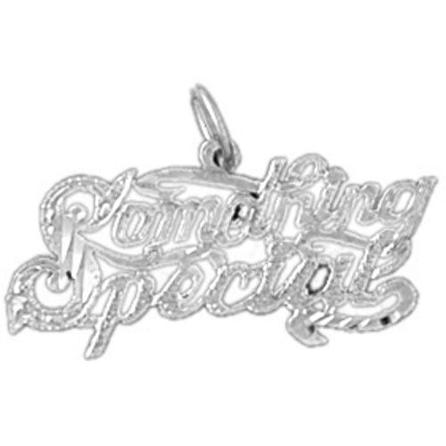 Something Special Charm Pendant 14k White Gold