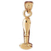 3D Hammer Charm Pendant 14k Gold