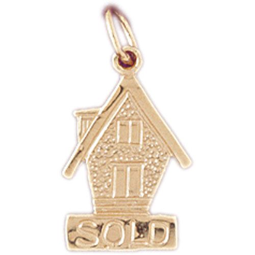 Sold House Charm Pendant 14k Gold