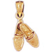 Shoes Charm Pendant 14k Gold