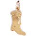 Boot Charm Pendant 14k Gold